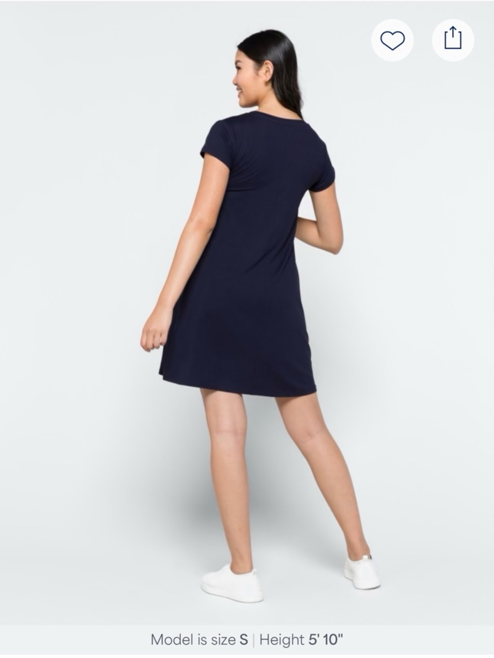 Market & Spruce Navy Pocket Mini Dress - Picture 8 of 8